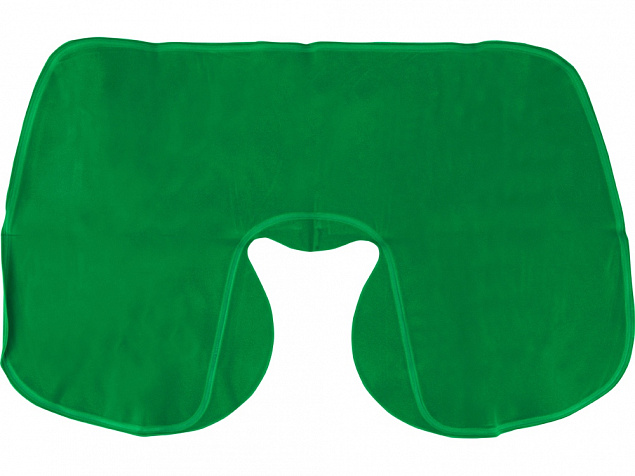 Подушка надувная Сеньос, зеленый с логотипом в Балашихе заказать по выгодной цене в кибермаркете AvroraStore
