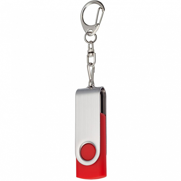 Флешка Twist, красная, 8 Гб с логотипом в Балашихе заказать по выгодной цене в кибермаркете AvroraStore