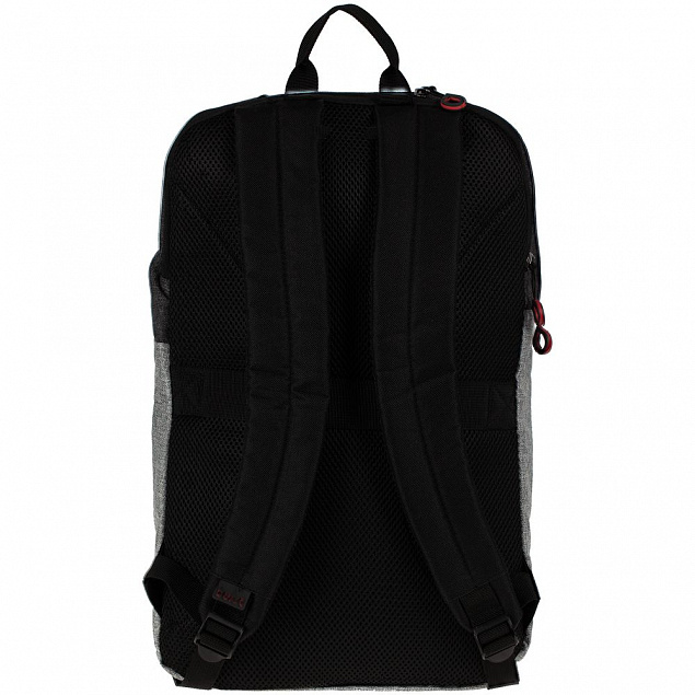 Рюкзак для ноутбука Burst Argentum, серый с темно-серым с логотипом в Балашихе заказать по выгодной цене в кибермаркете AvroraStore