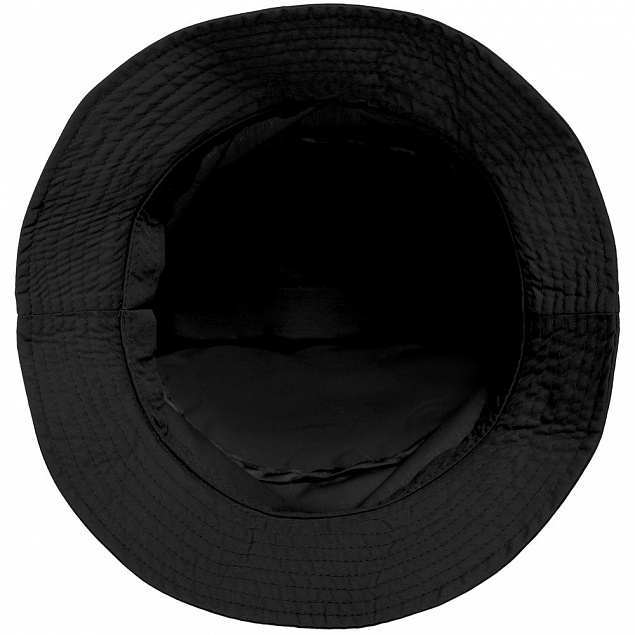 Панама складная Orust, черная с логотипом в Балашихе заказать по выгодной цене в кибермаркете AvroraStore