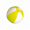 SUNNY Мяч пляжный надувной; бело-желтый, 28 см, ПВХ с логотипом в Балашихе заказать по выгодной цене в кибермаркете AvroraStore