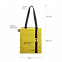 Шоппер Superbag Bubble (желтый с черным) с логотипом в Балашихе заказать по выгодной цене в кибермаркете AvroraStore