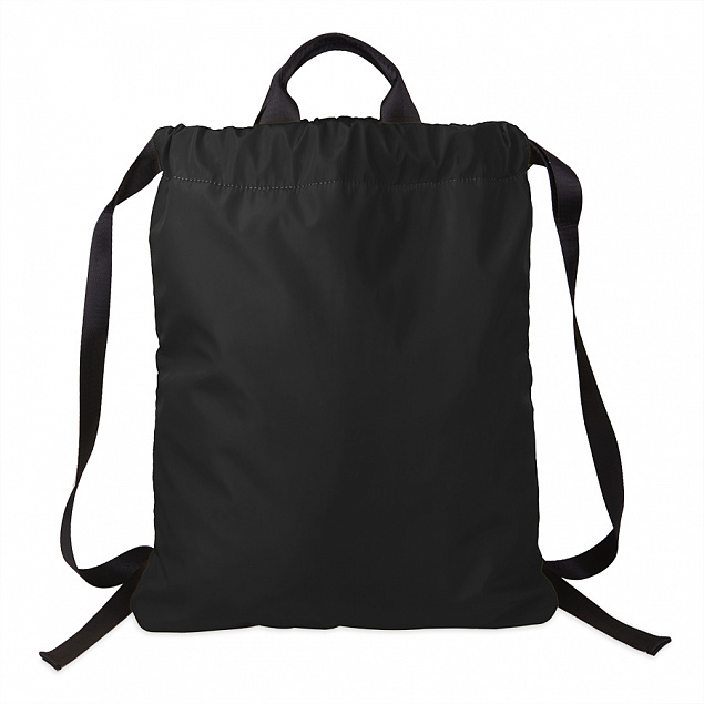 Рюкзак RUN new, черный, 48х40см, 100% полиэстер с логотипом в Балашихе заказать по выгодной цене в кибермаркете AvroraStore