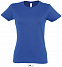 Фуфайка (футболка) IMPERIAL женская,Ярко-синий L с логотипом в Балашихе заказать по выгодной цене в кибермаркете AvroraStore