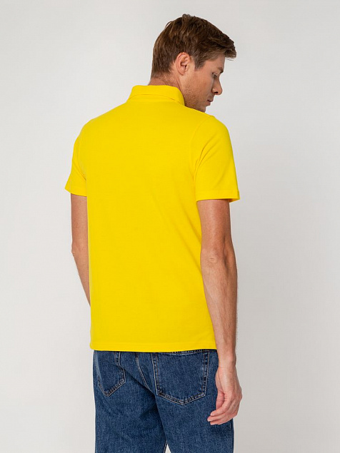 Рубашка поло Virma light, желтая с логотипом в Балашихе заказать по выгодной цене в кибермаркете AvroraStore