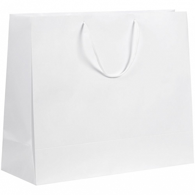 Пакет «Крафт», белый, L с логотипом в Балашихе заказать по выгодной цене в кибермаркете AvroraStore