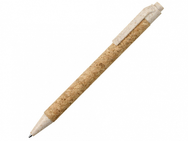 Ручка из пробки и переработанной пшеницы шариковая «Evora» с логотипом в Балашихе заказать по выгодной цене в кибермаркете AvroraStore