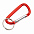 Карабин ZOKО, красный, алюминий с логотипом в Балашихе заказать по выгодной цене в кибермаркете AvroraStore
