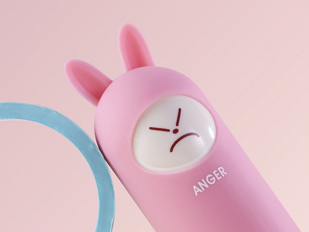 Внешний аккумулятор «NEO Rabbit Anger», 5000 mAh с логотипом в Балашихе заказать по выгодной цене в кибермаркете AvroraStore