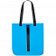 Шопер Manifest Color из светоотражающей ткани, синий с логотипом в Балашихе заказать по выгодной цене в кибермаркете AvroraStore