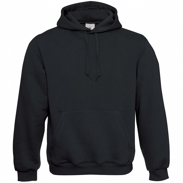 Толстовка Hooded, черная с логотипом в Балашихе заказать по выгодной цене в кибермаркете AvroraStore