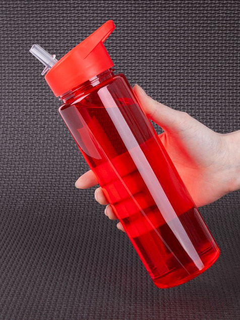 Бутылка для воды Holo, красная с логотипом в Балашихе заказать по выгодной цене в кибермаркете AvroraStore