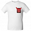 Футболка белая «Сфинкс в кармане» с логотипом в Балашихе заказать по выгодной цене в кибермаркете AvroraStore