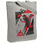 Холщовая сумка «Преодолень», серая с логотипом в Балашихе заказать по выгодной цене в кибермаркете AvroraStore