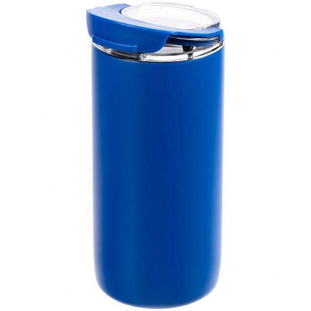 Термостакан Voima, синий с логотипом в Балашихе заказать по выгодной цене в кибермаркете AvroraStore