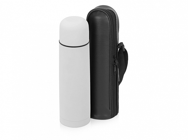Термос Ямал Soft Touch 500мл, белый с логотипом в Балашихе заказать по выгодной цене в кибермаркете AvroraStore
