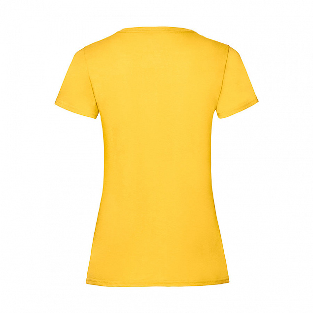 Футболка "Lady-Fit Valueweight T", солнечно-желтый_L, 100% хлопок, 165 г/м2 с логотипом в Балашихе заказать по выгодной цене в кибермаркете AvroraStore