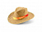 Шляпа из натуральной соломы «JEAN POLI» с логотипом в Балашихе заказать по выгодной цене в кибермаркете AvroraStore