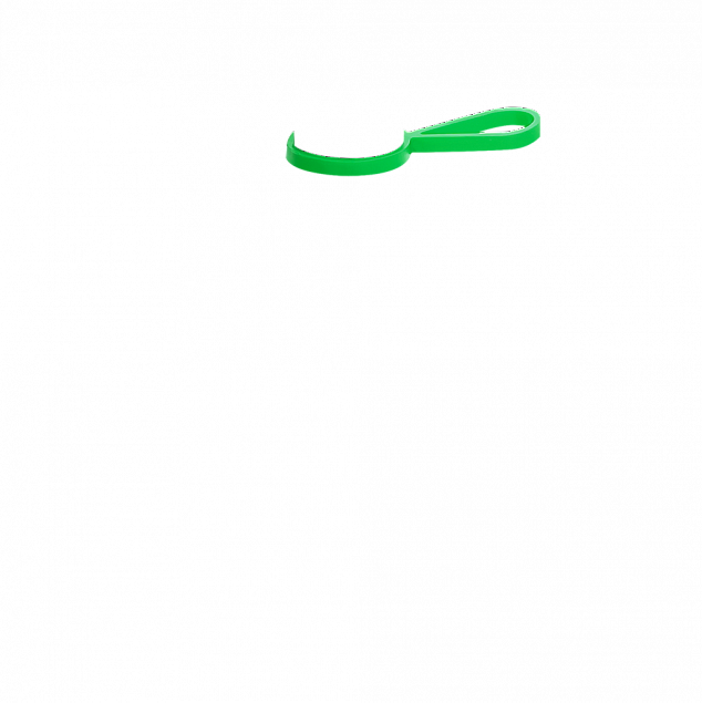 Кольцо-держатель силиконовое для термобутылки Olivia, зеленый с логотипом в Балашихе заказать по выгодной цене в кибермаркете AvroraStore