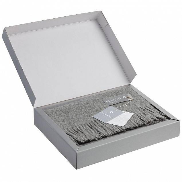 Плед Classic, серый с логотипом в Балашихе заказать по выгодной цене в кибермаркете AvroraStore