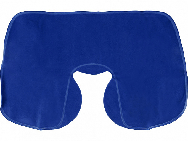 Подушка надувная Сеньос, синий классический с логотипом в Балашихе заказать по выгодной цене в кибермаркете AvroraStore
