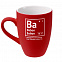 Кружка «Бабон» с покрытием софт-тач, ярко-красная с логотипом в Балашихе заказать по выгодной цене в кибермаркете AvroraStore