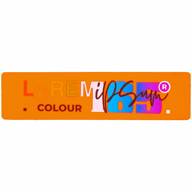 Наклейка тканевая Lunga, S, оранжевый неон с логотипом в Балашихе заказать по выгодной цене в кибермаркете AvroraStore