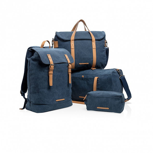 Рюкзак для ноутбука Canvas, синий с логотипом в Балашихе заказать по выгодной цене в кибермаркете AvroraStore