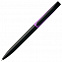 Ручка шариковая Pin Special, черно-фиолетовая с логотипом в Балашихе заказать по выгодной цене в кибермаркете AvroraStore