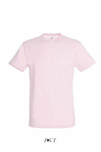 Фуфайка (футболка) REGENT мужская,Бледно-розовый L с логотипом в Балашихе заказать по выгодной цене в кибермаркете AvroraStore