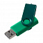 Флешка Twist Color, зеленая, 16 Гб с логотипом в Балашихе заказать по выгодной цене в кибермаркете AvroraStore