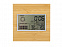 Бамбуковая метеостанция с часами «Moscow Heat» с логотипом в Балашихе заказать по выгодной цене в кибермаркете AvroraStore