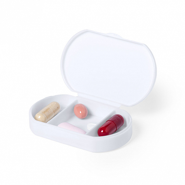 Таблетница "Pill house" с антибактериальной защитой с логотипом в Балашихе заказать по выгодной цене в кибермаркете AvroraStore