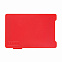 Держатель RFID для пяти карт, красный с логотипом в Балашихе заказать по выгодной цене в кибермаркете AvroraStore