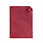 Чехол для паспорта PURE 140*90 мм., застежка на кнопке, натуральная кожа (гладкая), красный с логотипом в Балашихе заказать по выгодной цене в кибермаркете AvroraStore