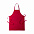 Фартук KONNER, красный, 20% хлопок, 80% полиэстер с логотипом в Балашихе заказать по выгодной цене в кибермаркете AvroraStore