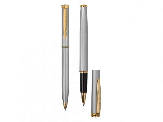 Набор «Pen and Pen»: ручка шариковая, ручка-роллер с логотипом в Балашихе заказать по выгодной цене в кибермаркете AvroraStore