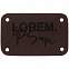 Лейбл Etha Nubuсk, S, темно-коричневый с логотипом в Балашихе заказать по выгодной цене в кибермаркете AvroraStore