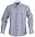 Рубашка мужская в полоску RENO, серая с логотипом в Балашихе заказать по выгодной цене в кибермаркете AvroraStore
