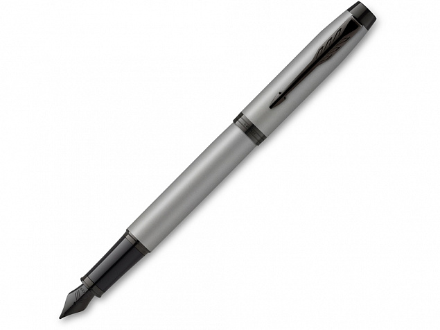 Ручка перьевая Parker IM MGREY BT с логотипом в Балашихе заказать по выгодной цене в кибермаркете AvroraStore