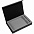 Коробка Silk с ложементом под ежедневник и ручку, черная с логотипом в Балашихе заказать по выгодной цене в кибермаркете AvroraStore