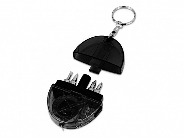 Брелок-рулетка «Кристалл», 1м с логотипом в Балашихе заказать по выгодной цене в кибермаркете AvroraStore