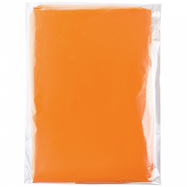 Дождевик-пончо RainProof, оранжевый с логотипом в Балашихе заказать по выгодной цене в кибермаркете AvroraStore