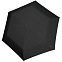 Складной зонт U.200, черный с неоновой петлей с логотипом в Балашихе заказать по выгодной цене в кибермаркете AvroraStore