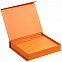 Коробка Duo под ежедневник и ручку, оранжевая с логотипом в Балашихе заказать по выгодной цене в кибермаркете AvroraStore