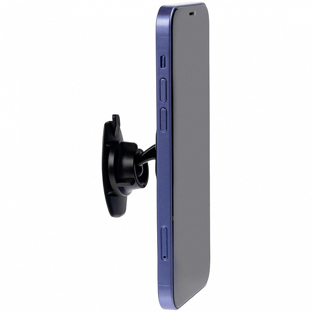 Магнитный держатель для смартфонов Finch, черный с логотипом в Балашихе заказать по выгодной цене в кибермаркете AvroraStore
