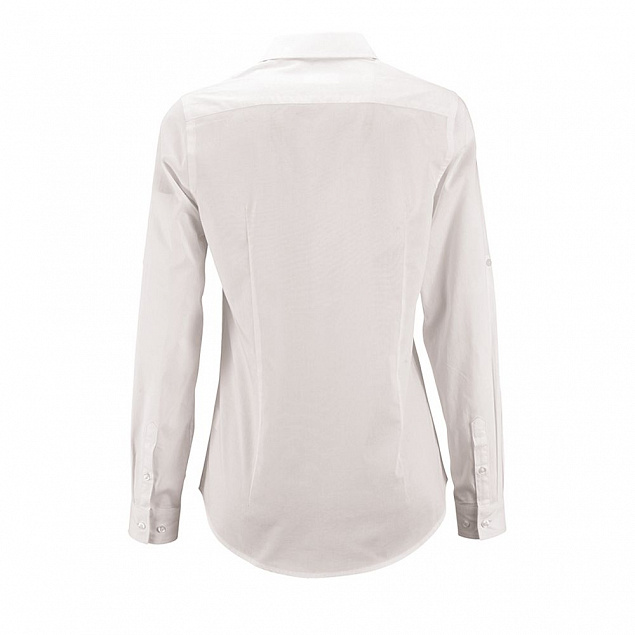 Рубашка женская BURMA WOMEN, белая с логотипом в Балашихе заказать по выгодной цене в кибермаркете AvroraStore