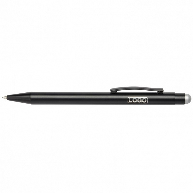 Алюминиевая шариковая ручка BLACK BEAUTY с логотипом в Балашихе заказать по выгодной цене в кибермаркете AvroraStore