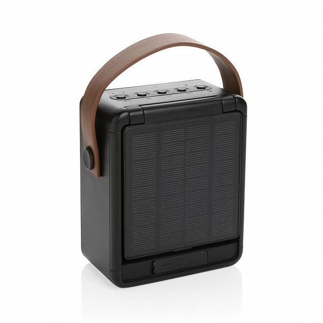Беспроводная колонка Skywave из переработанного пластика RCS на солнечной батарее, 12 Вт с логотипом в Балашихе заказать по выгодной цене в кибермаркете AvroraStore