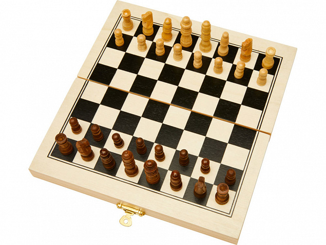 Деревянный шахматный набор «King» с логотипом в Балашихе заказать по выгодной цене в кибермаркете AvroraStore